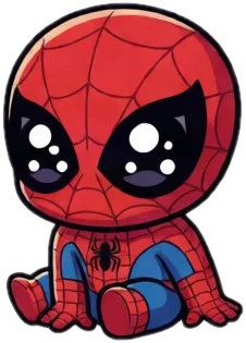Người Nhện chibi mếu máo